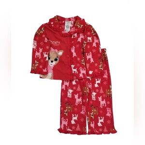 RASHTI & RASHTI RUDOLPH REINDEER 2PC PAJAMA SET - SIZE 12 MONTHS (NEW WITH TAGS)